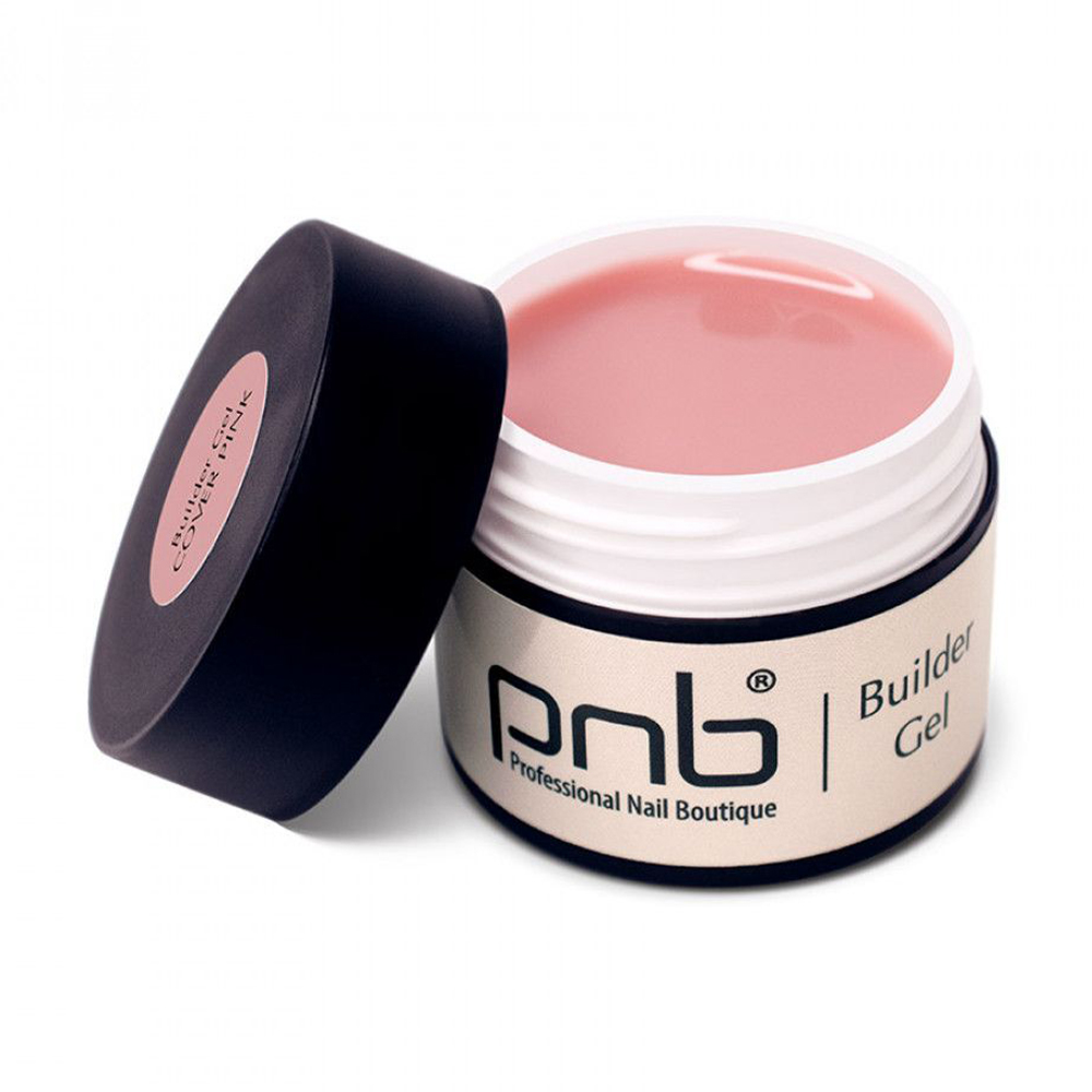 Моделювальний камуфлювальний гель для нігтів PNB UV/LED Builder Gel Cover Pink, 15 мл