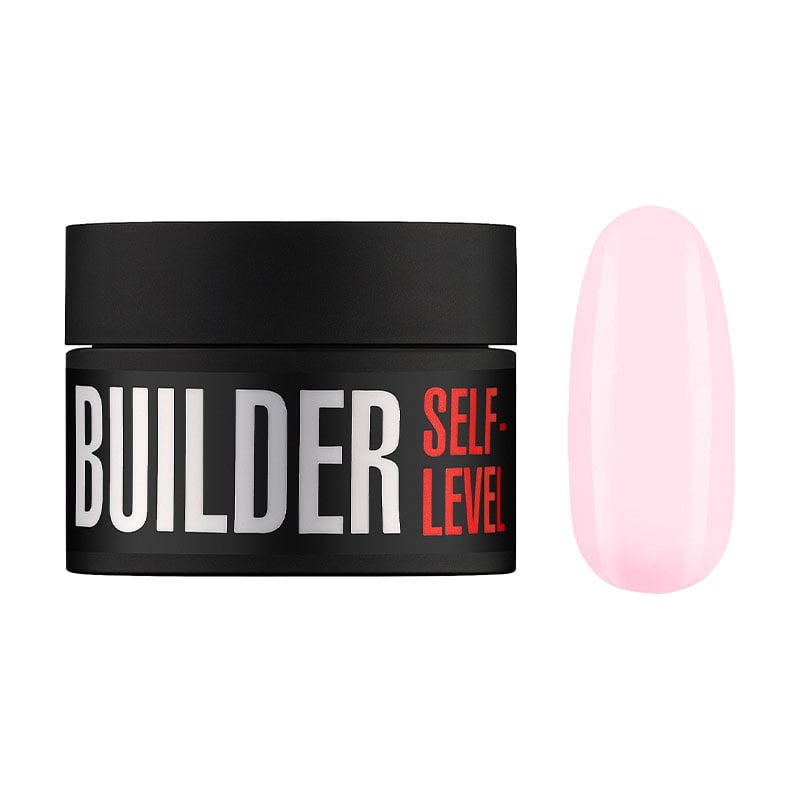 Моделювальний самовирівнювальний гель для нігтів Kodi Professional Builder Self-Level Gel, Milky Pink, 13 г
