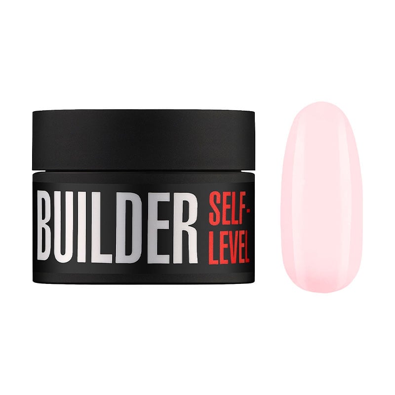 Моделювальний самовирівнювальний гель для нігтів Kodi Professional Builder Self-Level Gel, Misty Rose, 13 г
