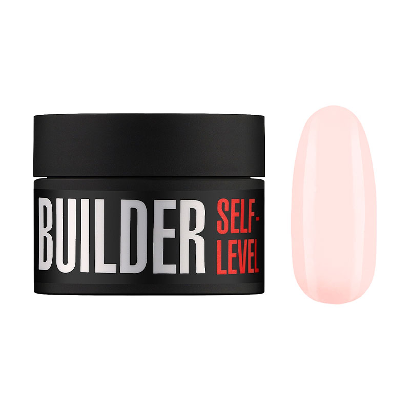 Моделювальний самовирівнювальний гель для нігтів Kodi Professional Builder Self-Level Gel, Beige, 30 г